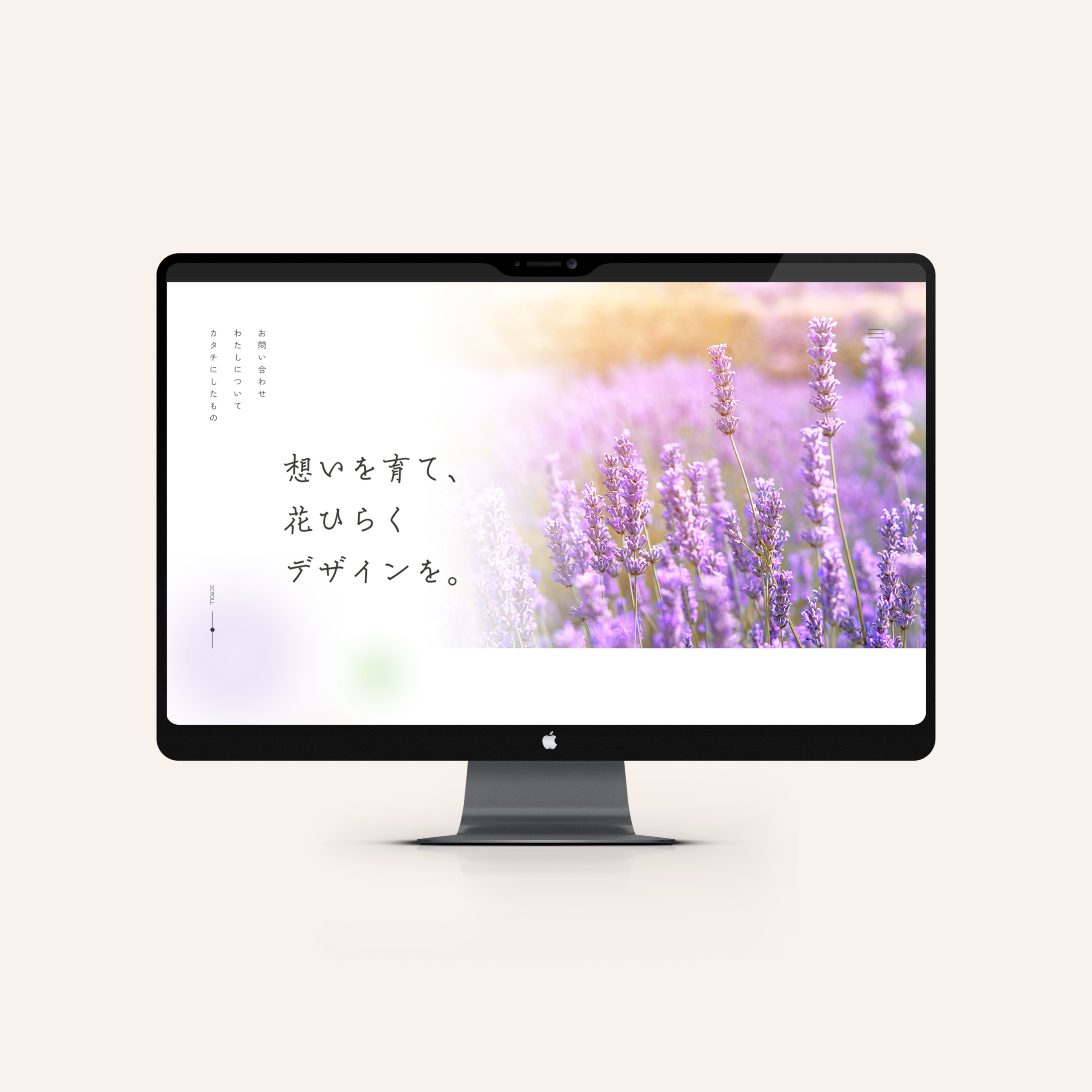 Cohanadesignのポートフォリオサイトのモックアップ画像
